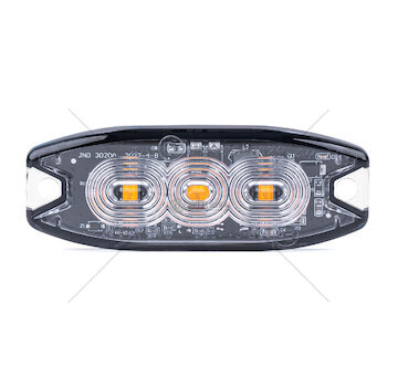 Výstražné osvětlení oranžové 3x3W LED R65 R10 12 / 24V IP67