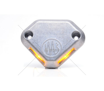 Výstražné světlo na hydraulická čela 12-24V 7W hadice 0,3M kovová WAS W152/1127