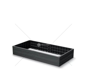 Vyvýšený záhon 1492x756x250mm, antracit BASE WOODY