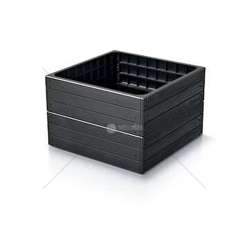 Vyvýšený záhon 756x250mm, antracit BASE WOODY
