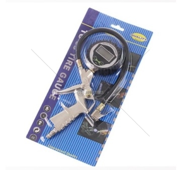 Vzduchová pistole s manometrem digitální 1/4