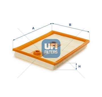 Vzduchový filtr - audi a1 1.4/ a3 1.2/ q3 1.4 14> WUFI 30.549.00