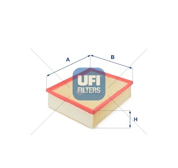 Vzduchový filtr audi a4 b5 94> 1.9tdi 06> WUFI 30.162.00