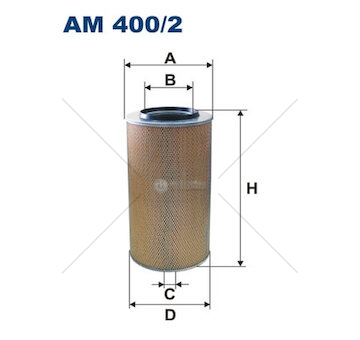 Vzduchový filtr - kamaz 4 am 400/2
