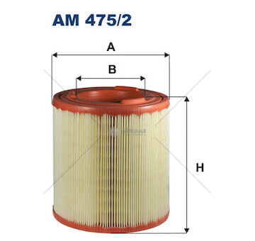 Vzduchový filtr nissan cabstar 06> 3.0 dci WFIL AM 475/2