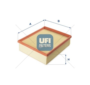 Vzduchový filtr renault laguna i 95> WUFI 30.195.00