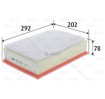 Vzduchový filtr renault master iii 10> 2.3 113/213/223/323 16> WVL 585419