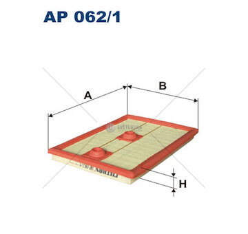 Vzduchový filtr vw caddy iii 03> 1.4 tsi WFIL AP 062/1