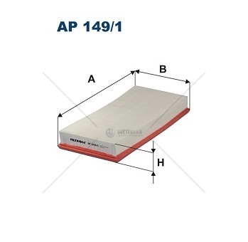 Vzduchový filtr vw golf iv 97> 1.9 tdi WFIL AP 149/1
