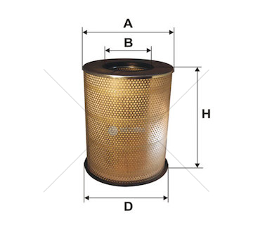Vzduchový filtr WIX FILTERS 93151E