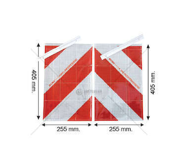 Warning Marking BANDA SX PER SPONDE IDRAULICHE CON SUPP BICMA