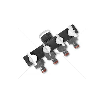 WHITE LINE rozdělovač, 4-cestný ventil 1"-3/4"