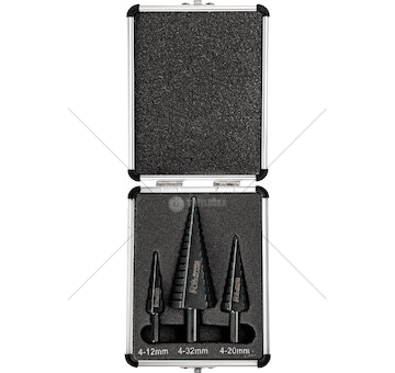 WIERTLA STOPNIOWE DO METALU 4-32MM 3EL. CORONA C9265