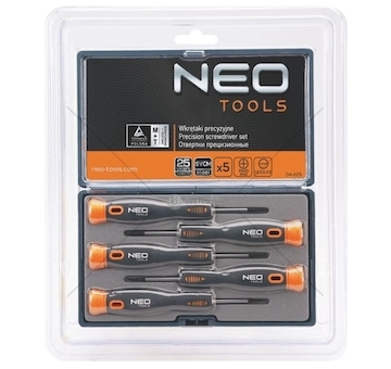 WKRETAKI PRECYZYJNE, ZESTAW 5 SZT., SVCM NEO NEO04-225