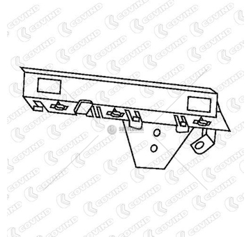 WSPORNIK ATRAPY IVECO DAILY S2012 COVIND COV/D12/124