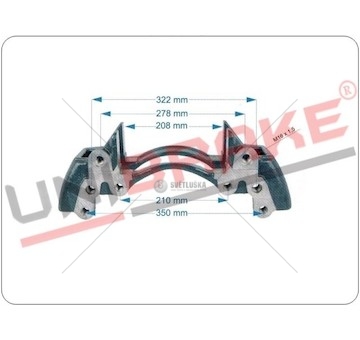 WSPORNIK ZACISKU HAM.MB ACTROS MP4 TYL UNIBRAKE UNB5804