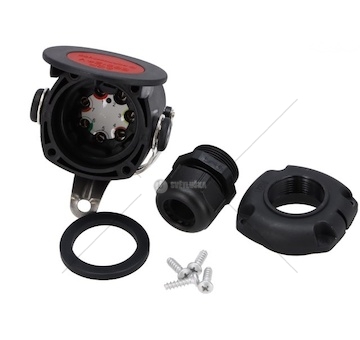 WTYCZKA ABS/EBS 24V 7-POLOWE NA SRUBKI HERTH 51305554