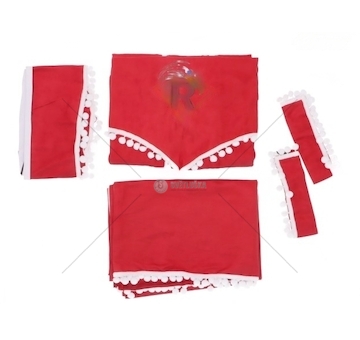 Záclonky kabiny RVI PREMIUM červené G85PR/CZER