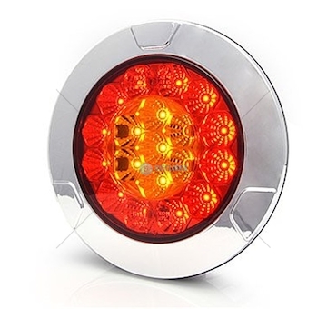 Zadní skupinová svítilna 12-24V LED kulatá WAS W131/980