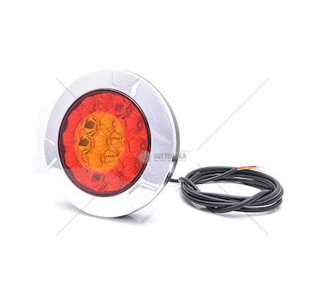 Zadní skupinová svítilna 12-24V LED kulatá WAS W131/980/I