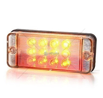 Zadní skupinová svítilna 12-24V LED obdelníková WAS W111/821