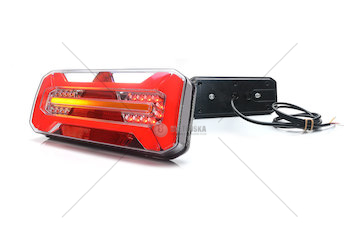 Zadní skupinová svítilna 6-funkcí LED pravá 12-24V WAS 1280DDP