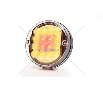 Zadní skupinová svítilna kulatá diodová WAS W42