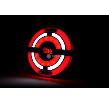 Zadní skupinová svítilna LED 12-24V 3-funkcí NEON WAS 1436L/P