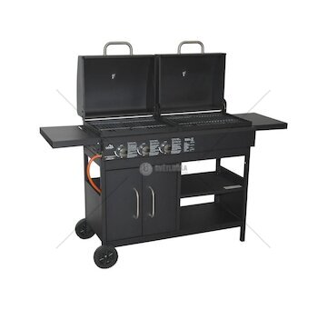 Zahradní gril COUPLE 2in1 plyn/dřevěné uhlí CATTARA