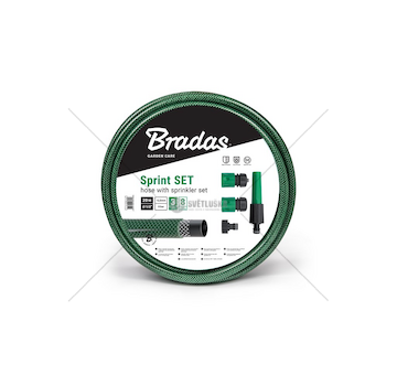 Zahradní hadice 20m, 1/2" SPRINT + 4ks příslušenství