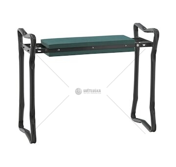 Zahradní lavice + klekátko 60x27x49 cm - GARVIA