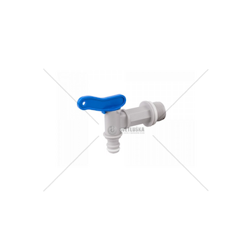 Zahradní plastový ventil, vstup 3/4", rychlospojka na hadici, těsnění