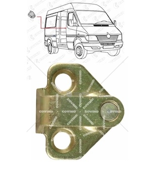 Zámek posuvných dveří - protikus p mercedes sprinter od 2000 do 2005 0166520_A
