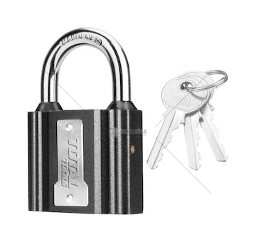 Zámek visací kovový, 50mm TOTAL