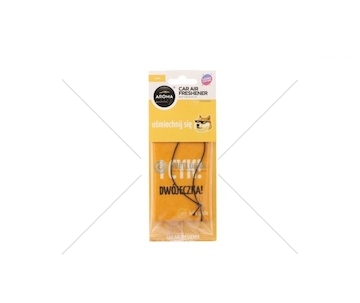 ZAPACH SAMOCHODOWY AROMA CAR CELLULOSE LET'S SMILE COTTON VANILLA  MTMC106638