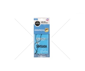 ZAPACH SAMOCHODOWY AROMA CAR CELLULOSE LET'S SMILE NEW CAR  MTMC106676