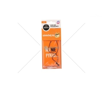 ZAPACH SAMOCHODOWY AROMA CAR CELLULOSE LET'S SMILE ORANGE  MTMC106645