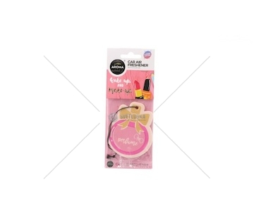 ZAPACH SAMOCHODOWY AROMA CAR CELLULOSE PINK PERFUME BOTTLE  MTMC832645