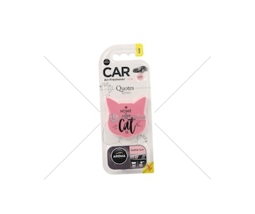 ZAPACH SAMOCHODOWY AROMA CAR QUOTES CAT BUBBLE GUM  MTMP025668