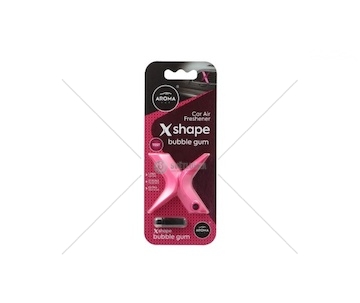 ZAPACH SAMOCHODOWY AROMA CAR X-SHAPE BUBBLE GUM  MTMP109578