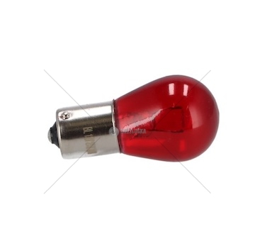 Žárovka 12V 21W BA15S červená BOSMA 4315