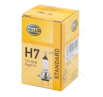 Žárovka 12V/55W H7 Hella - standart