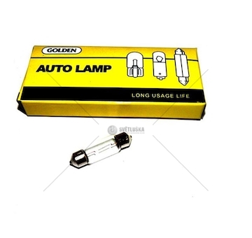 Žárovka 12V 5W sufitka SV8,5 GOLDEN  SV8.5-12-1