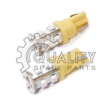 Žárovka 12V 9LED T10 SUPER (2 ks)