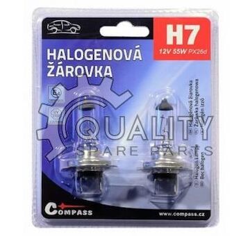 Žárovka 12V H7 55W 2ks DBB