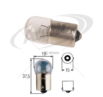 Žárovka 24v 10w ba15s hella  0108027_A