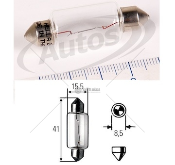Žárovka 24v 15w sv8,5 15x44 sufit hella 0162386_A