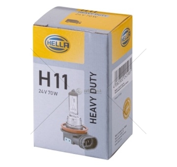 Žárovka 24V H11, 70W, PGJ-19-2 HELLA