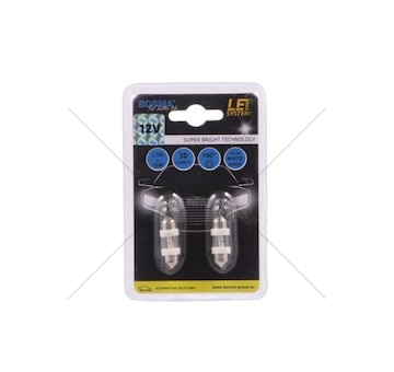 Žárovka 2XLED SMD5050 SV8,5 10X31MM BOSMA 3710LED