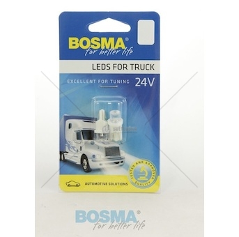 Žárovka celosklo led 24v/5w t10 bosma - sada 2 ks 0100806_A